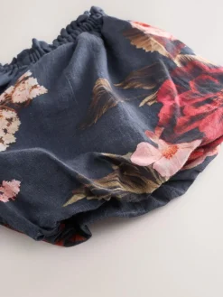 Sale Next Off the Shoulder Jumpsuit Navy/Pink