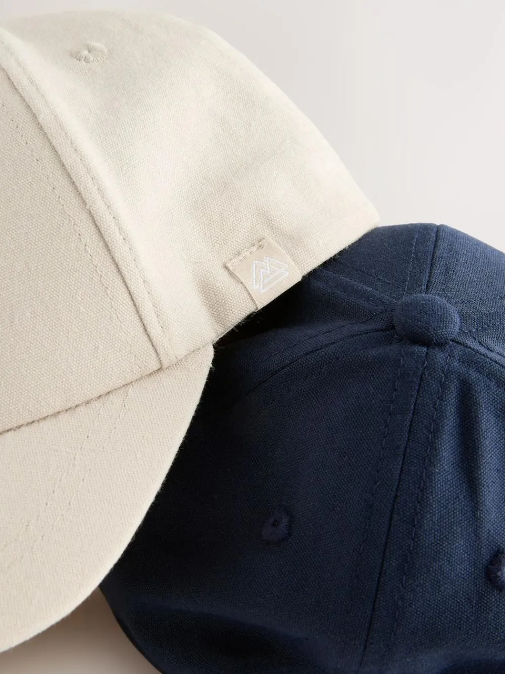 Sale Next Baseball 100% Cotton Caps 2 Pack (1-16yrs) Navy/Stone