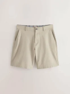 Clearance Next Loose Fit Stretch Chino Shorts 2 Pack Navy/Stone