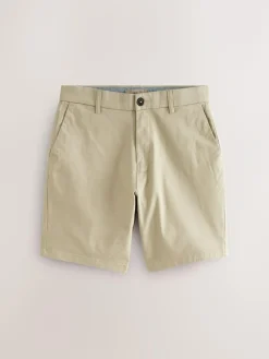 Outlet Next Slim Fit Stretch Chino Shorts 2 Pack Navy/Stone