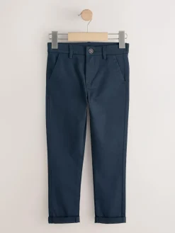 Clearance Next Stretch Skinny Chino Trousers 2 Pack (3-17yrs) Navy/Stone