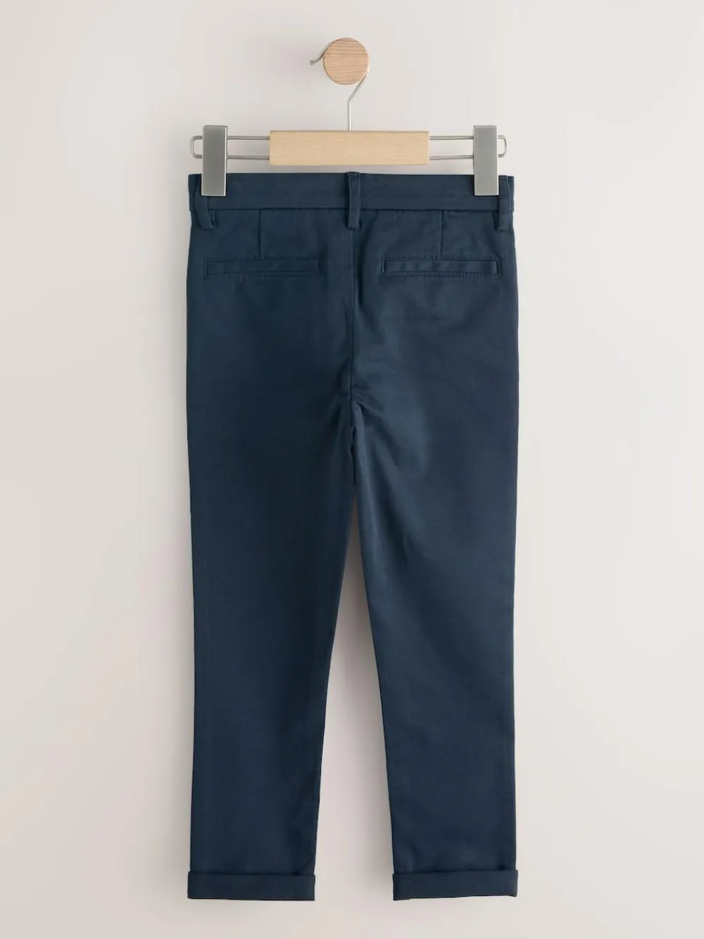 Clearance Next Stretch Skinny Chino Trousers 2 Pack (3-17yrs) Navy/Stone