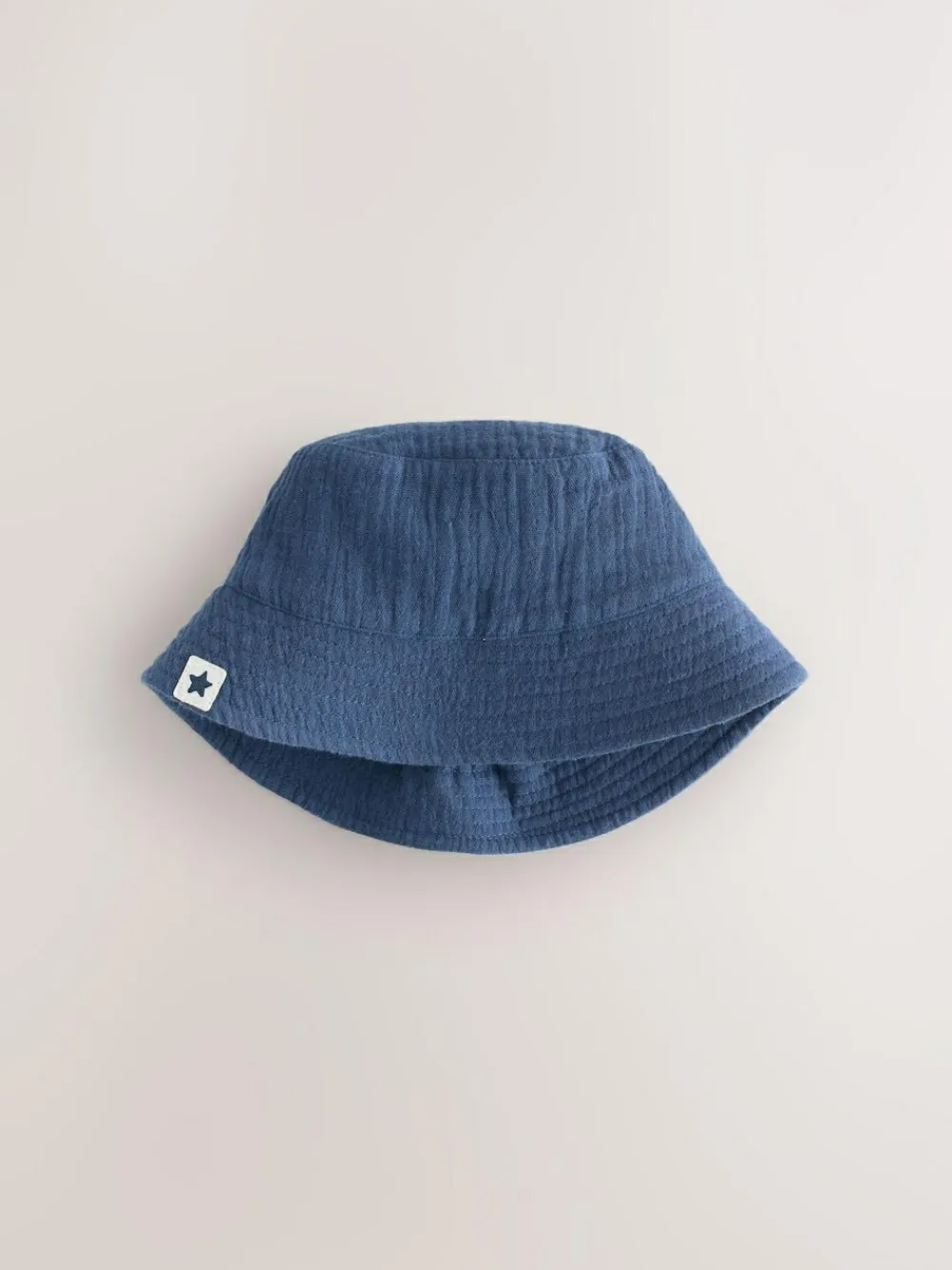 Online Next Navy/White 2 Pack Baby Bucket Hat (0mths-2yrs)