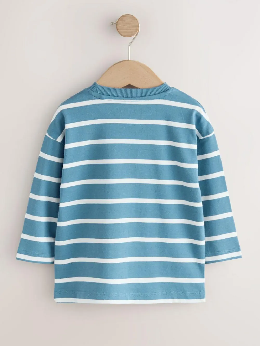 Best Next Bluey Long Sleeve T-Shirt (6mths-8yrs) Navy/White Stripe
