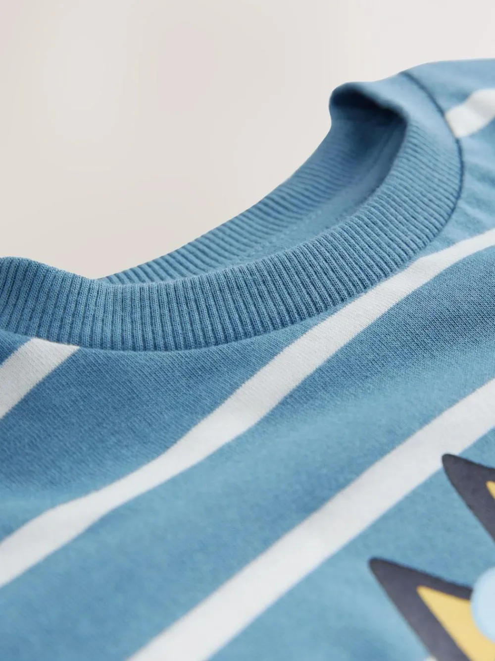 Best Next Bluey Long Sleeve T-Shirt (6mths-8yrs) Navy/White Stripe
