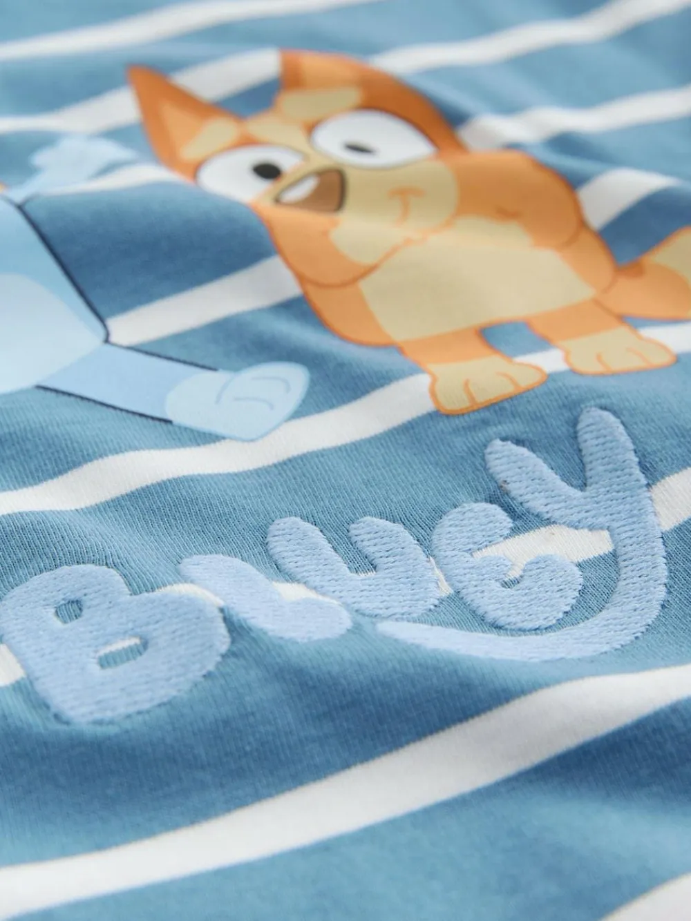 Best Next Bluey Long Sleeve T-Shirt (6mths-8yrs) Navy/White Stripe