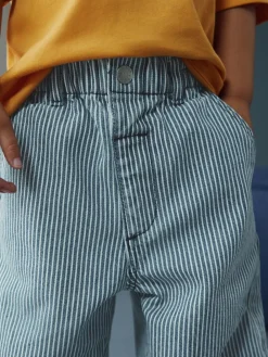 Next Navy/White Wide Leg Jeans (3mths-7yrs)