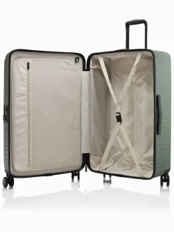 Clearance Nere Venture DUAL OPEN 75CM Suitcase Green