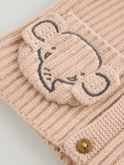 Next Neutral 100% Cotton Cardigan (0mths-2yrs)^BOY Knitwear|Knitwear