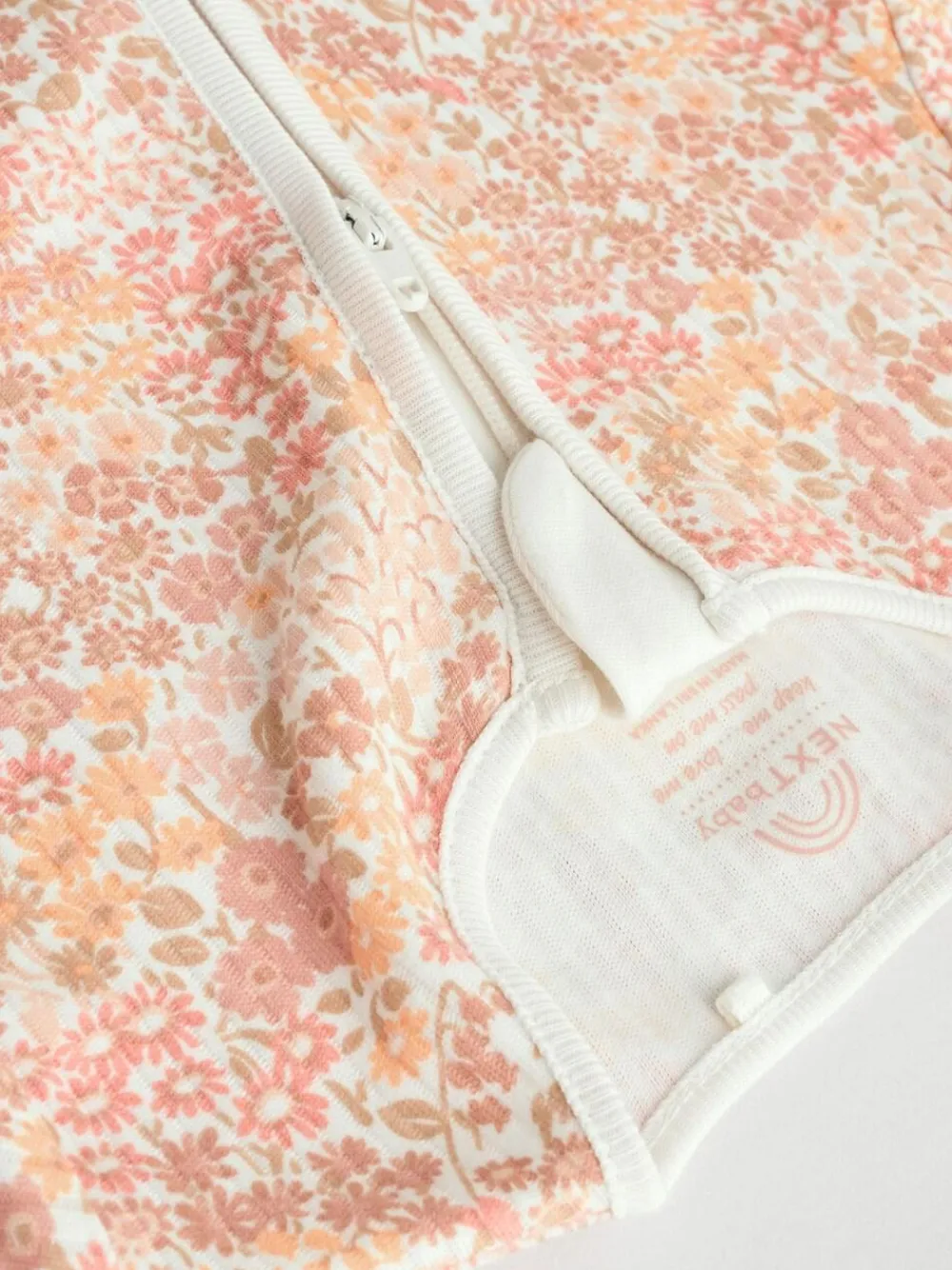 Next Neutral 5 Pack Two Way Zip Baby Sleepsuits (0mths-3yrs)^ Nightwear