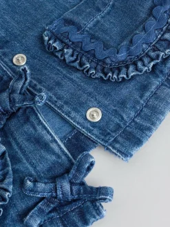 Next Neutral Animal Baby Denim Jacket, Top and Leggings Set 3 Piece (0mths-2yrs)^ Sets & Co-Ords|Sets & Co-Ords