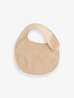 Next Neutral Baby 100% Cotton Bibs 5 Pack