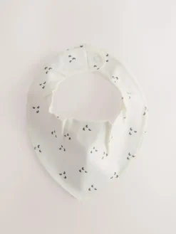 Online Next Neutral Baby Dribble Bibs 5 Pack