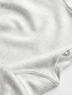 Next Neutral Baby Essential Long Sleeve Bodysuits 5 Pack^BOY Baby Girls|Unisex