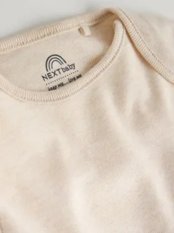 Best Next Neutral Baby Essential Short Sleeve Bodysuits 5 Pack