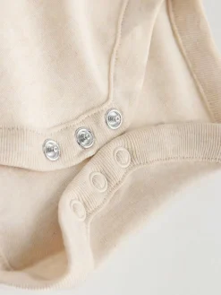 Best Next Neutral Baby Essential Short Sleeve Bodysuits 5 Pack