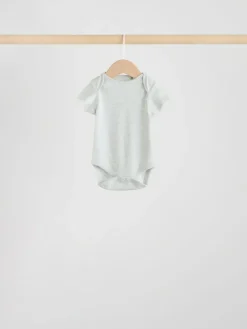 Best Next Neutral Baby Essential Short Sleeve Bodysuits 5 Pack