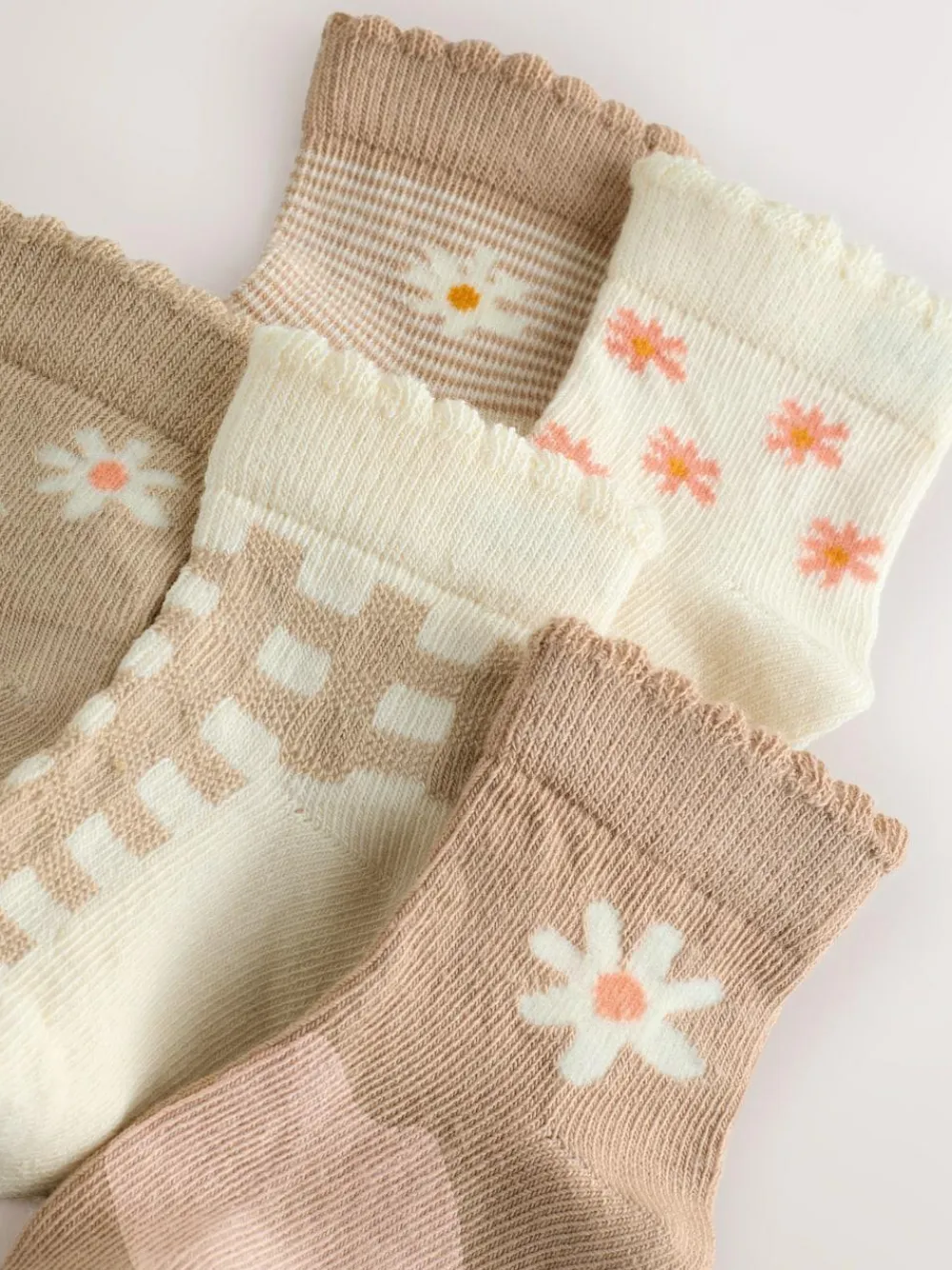 Next Neutral Baby Socks 5 Pack (0mths-2yrs)^ Socks & Tights|Cosy Club