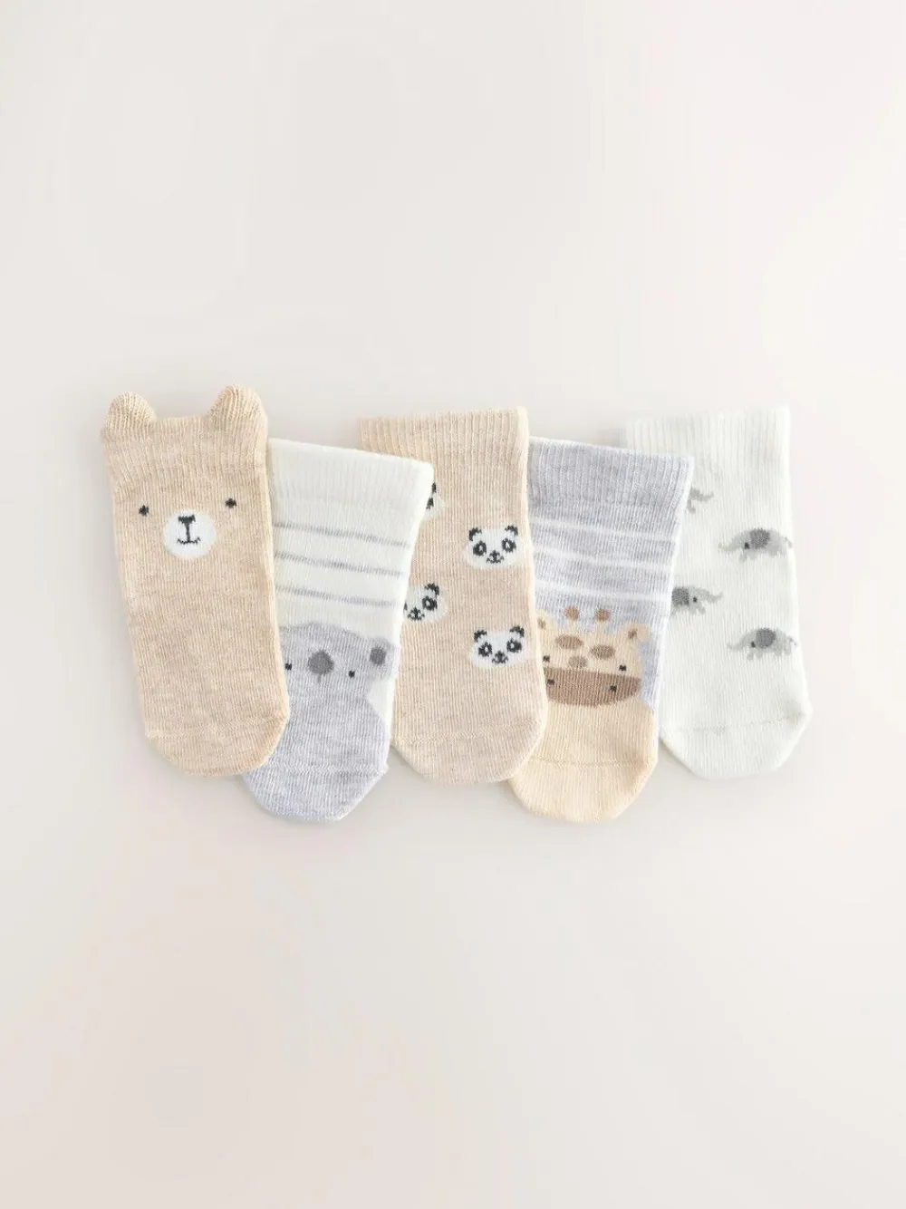 Online Next Baby Socks 5 Pack (0mths-2yrs) Neutral