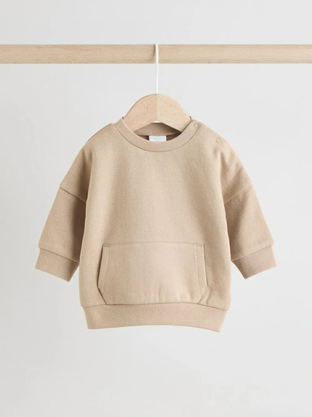 Outlet Next Neutral Baby Sweatshirt and Joggers Set 6 Piece (0mths-3yrs)