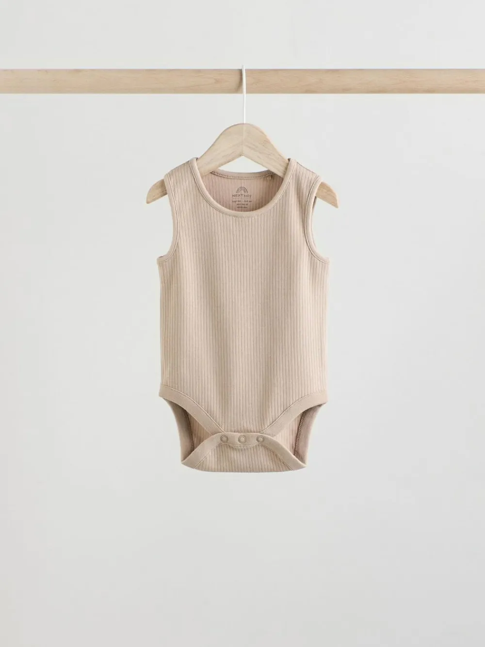 Next Neutral Baby Vest Bodysuits 5 Pack^BOY Unisex|Bodysuits & Vests