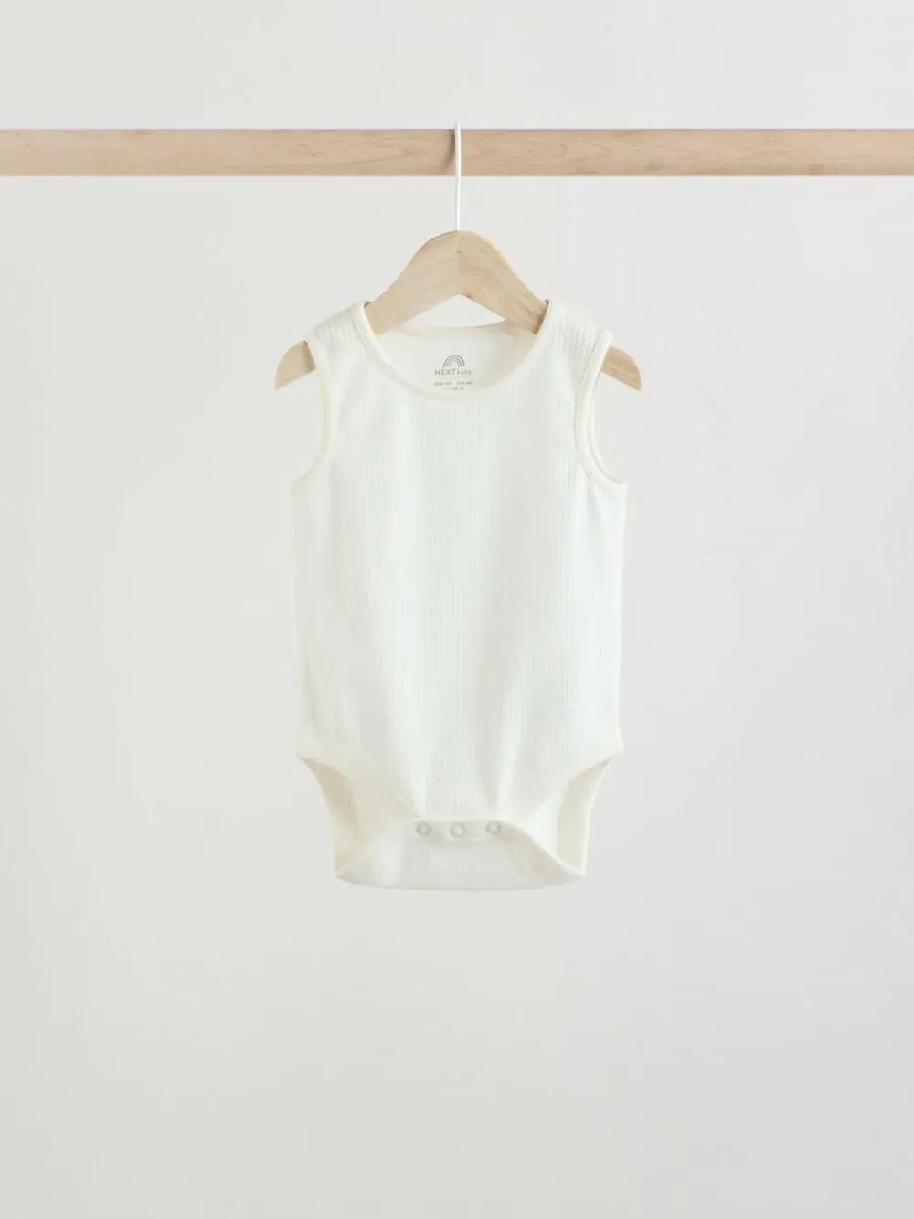 Next Neutral Baby Vest Bodysuits 5 Pack^BOY Unisex|Bodysuits & Vests