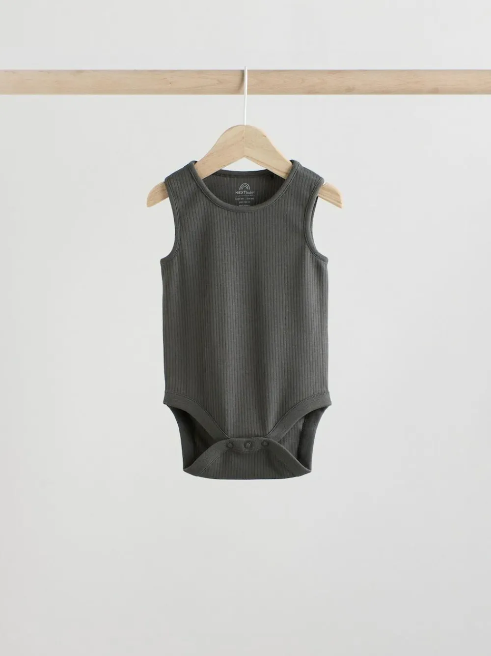 Next Neutral Baby Vest Bodysuits 5 Pack^BOY Unisex|Bodysuits & Vests