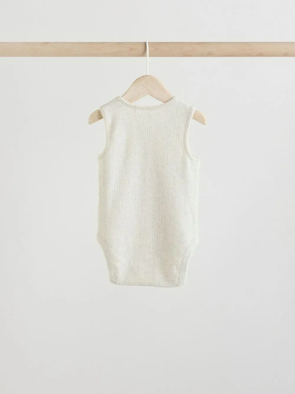 Next Neutral Baby Vest Bodysuits 5 Pack^BOY Unisex|Bodysuits & Vests