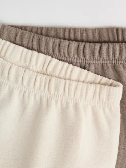 Next Neutral Bear Baby 100% Cotton Leggings 2 Pack (0mths-2yrs)^BOY Unisex|Pants & Leggings