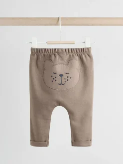 Next Neutral Bear Baby 100% Cotton Leggings 2 Pack (0mths-2yrs)^BOY Unisex|Pants & Leggings