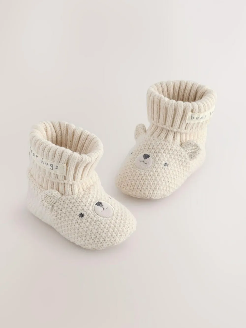 Next Neutral Bear Baby Sock Top Boot Shoes (0-18mths)^BOY Baby Boots|Boots