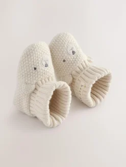 Next Neutral Bear Baby Sock Top Boot Shoes (0-18mths)^BOY Baby Boots|Boots