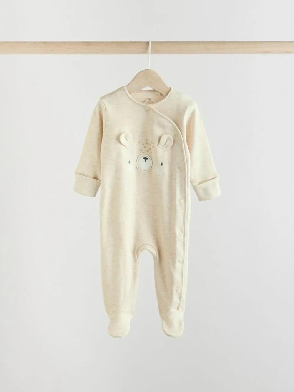 Next Neutral Bear Character Sleepsuits 5 Pack (0mths-2yrs)^BOY Nightwear|Nightwear
