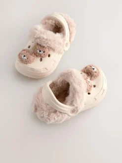 Next Faux Fur Lined Clog Slippers^ Boots