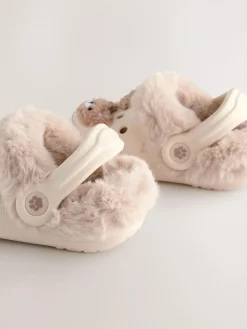 Next Faux Fur Lined Clog Slippers^ Boots