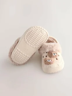 Next Faux Fur Lined Clog Slippers^ Boots