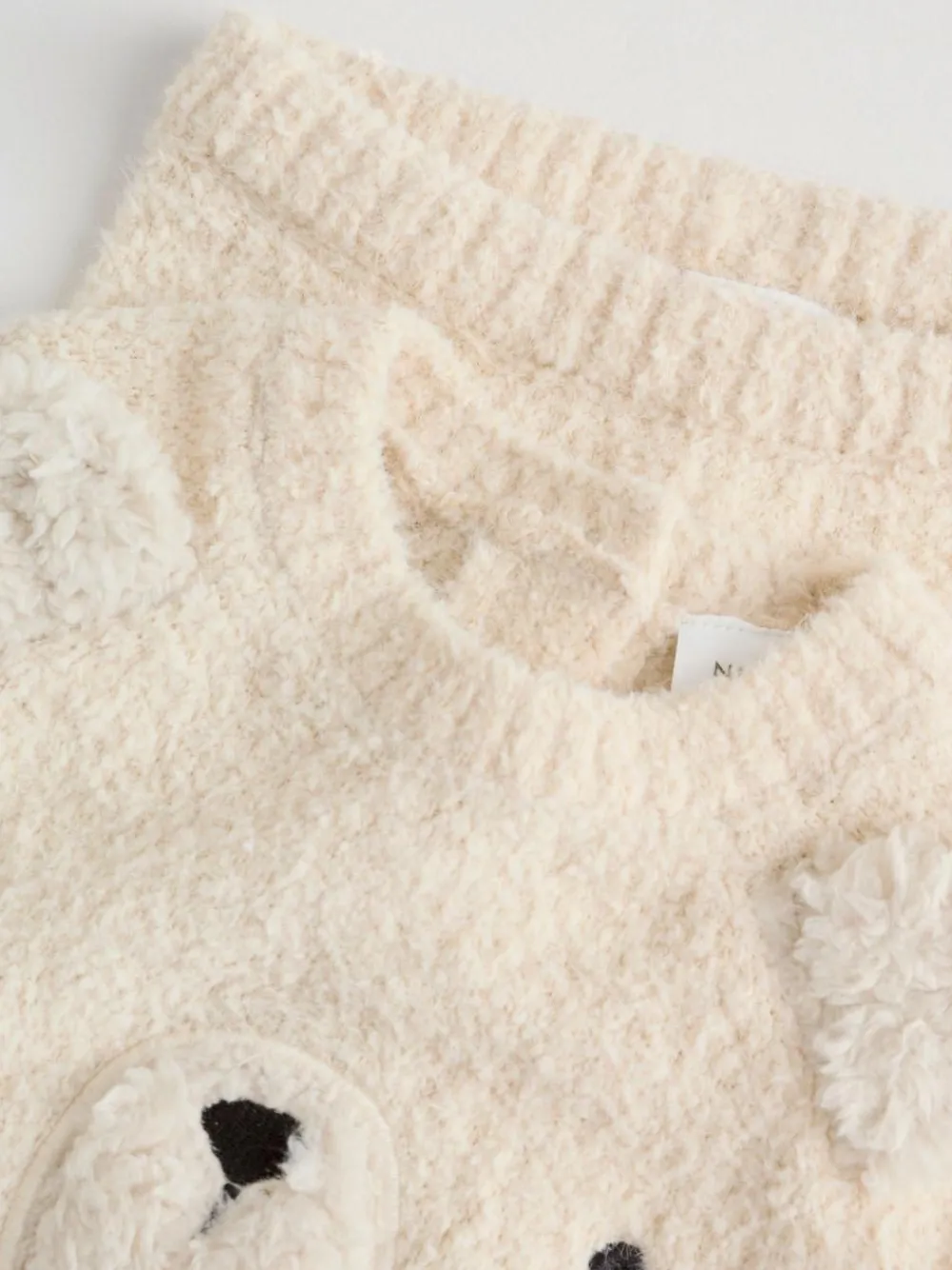 Sale Next Neutral Bear Knitted Top and Leggings Set (0mths-2yrs)