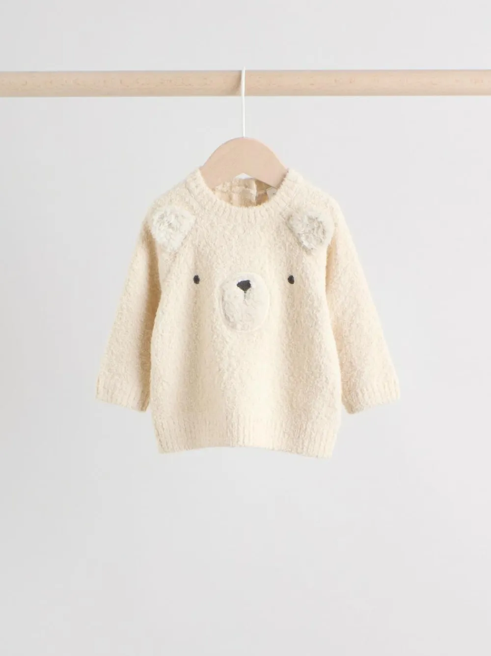 Sale Next Neutral Bear Knitted Top and Leggings Set (0mths-2yrs)