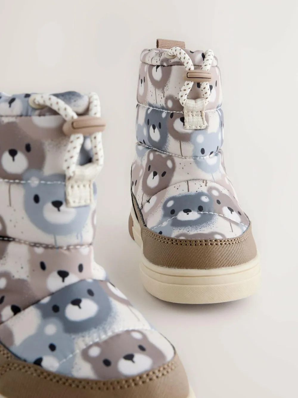 Hot Next Neutral Bear Thermal Thinsulate™ Lined Quilted Water Resistant Boots