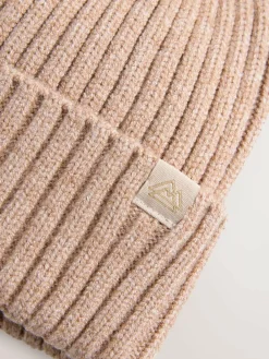 Online Next Neutral Beige Knitted Beanie Hat (1-16yrs)