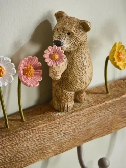 Next Neutral Bertie Bear Coat Hooks^ Storage & Organisation