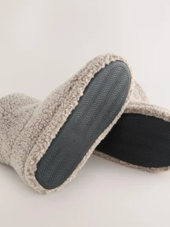 Best Next Slipper Boots Neutral Borg