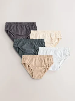 Outlet Next Briefs 5 Pack (1.5-16yrs) Neutral