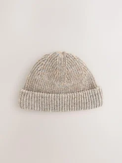 Clearance Next Neutral Brown Beanie Hat