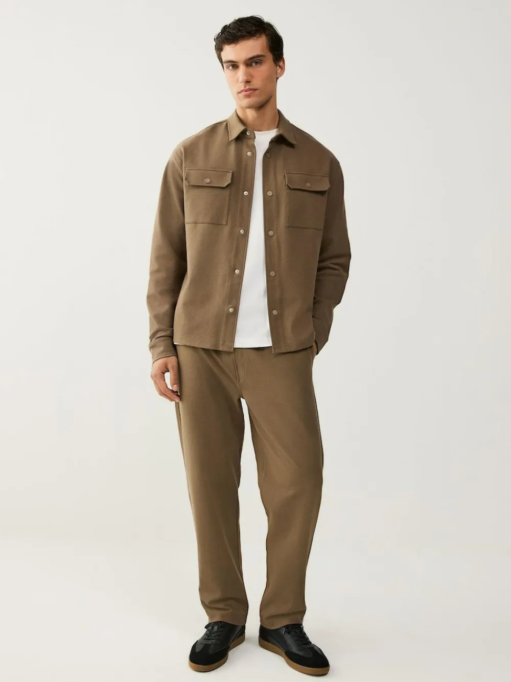 Next Textured Twill Straight Leg Joggers^ Joggers|Joggers