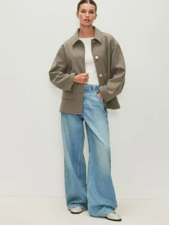 Next Brushed Collared Jacket^Women Coats & Jackets|Coats & Jackets