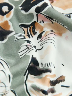 Clearance Next Long Sleeve Pyjamas Neutral Cat