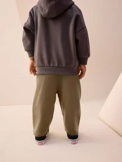 Clearance Next Neutral Cement Single Wide Leg Jersey Joggers (3mths-7yrs)