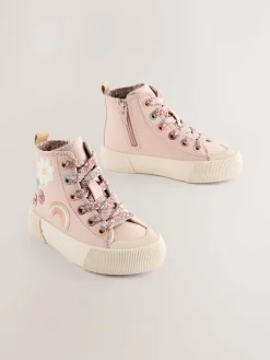 Online Next Standard Fit (F) High Top Neutral Character Applique