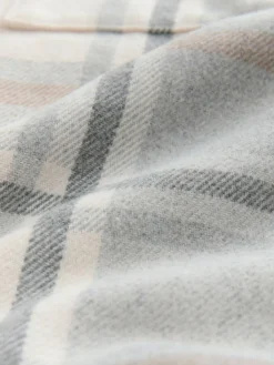 Best Next Lined Shacket (3-16yrs) Neutral Check Borg Lined